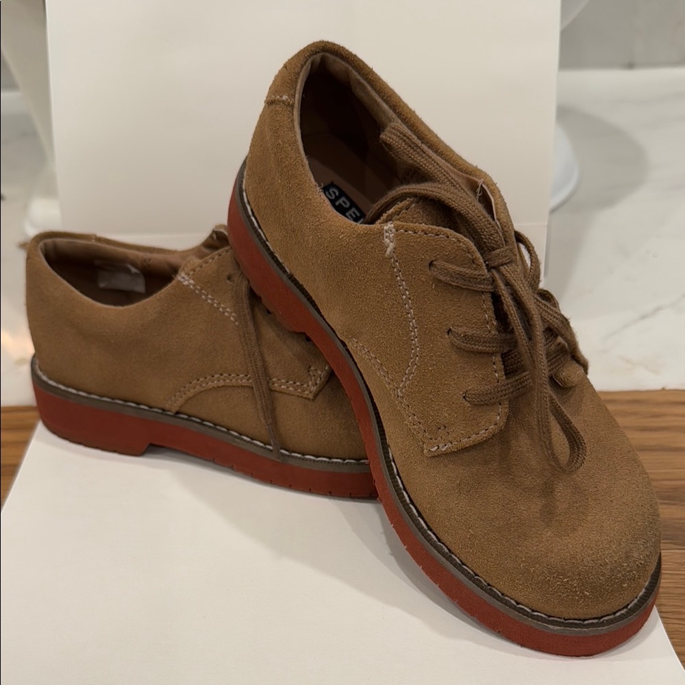 Boy’s Sperry Tevin Top-Sider Brown Dress Shoes